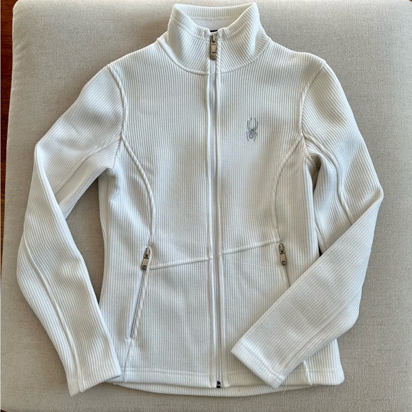 Spyder Jackets & Blazers - Spyder Women's White Fleece Lined Ski Jacket